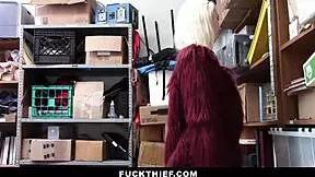 Rich bratty shoplifter caught and fucked
