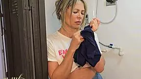 Watch the stepson creampie his stepmom's tight pussy? Monique Fuentes begs for it.