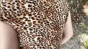 Outdoor sex in a park with a beautiful Latina amateur