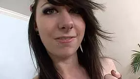 rock couples first time on camera with rough riding and moaning facial jizz