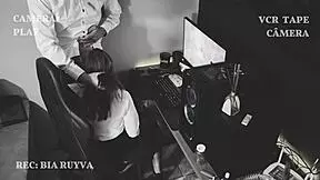 hidden camera shows boss giving secretary a massage, will wife find out?