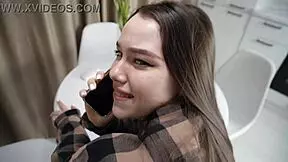 fucking my stepsister while she's chatting on the phone.