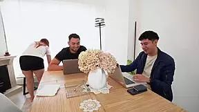 Horny Milf Has Hot Threesome with Two College Students