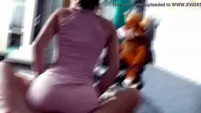 Tight Pussy Rides Girlfriend's Husband Cock with Wild Rough Action