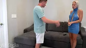 The Rent Was Late, So Milf Dominates With Striptease