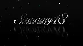 Blonde teen Calvina B cums with shower play. So wet and wild! 💦