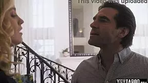 australian milf in hot threesome with busty ex and big cock boyfriend 🔥