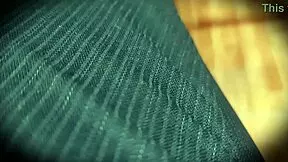 Nataly, my hermanastra, caught upskirt in tiny skirt with no panties