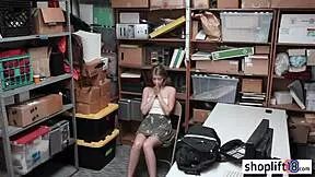 petite brunette teen 18+ caught fucking monster cock at office