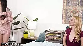 Aaliyah love tenderly teaches maddy may to masturbate