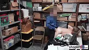 petite brunette teen 18+ caught fucking monster cock at office