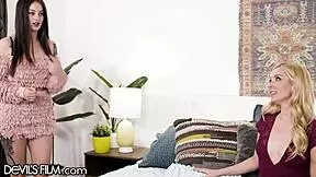 Aaliyah love tenderly teaches maddy may to masturbate