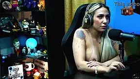 Ruan Kisses Bruna Lambertini, She Sits Naked on His Lap, Cock Rises in Outdoor Podcast