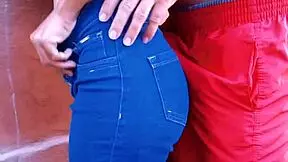 Hot maid enjoys anal sex outdoors in the backyard garden