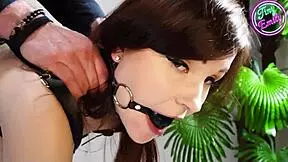 german tiny emily got dominated in real bdsm amateur session.