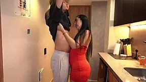 Young Man Is Left Alone With The Cleaning Lady And Ends Up Fucking Her