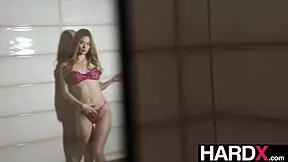 Tiny Molly Little Takes It All In Hardx Lingerie Fuckfest!