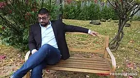 miss gamelin, you're getting rough blowjob in the park