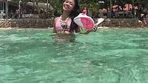 Time to philosophize and show the biggest toy in the pool