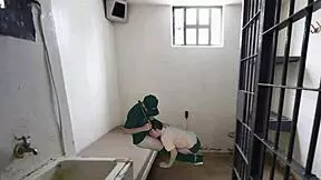 damn, real police banging a prisoner, video leaks and they fire him, wild domination stuff