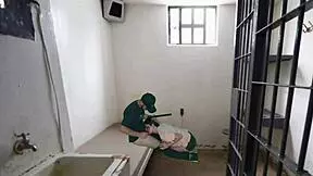 damn, real police banging a prisoner, video leaks and they fire him, wild domination stuff