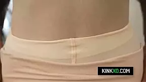 skinny ballerina myra moans while banging the director