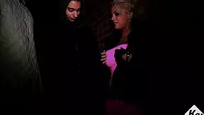 Delta White, British whore, picked up for bareback pounding by two lads