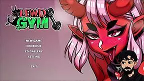 Lewd Gym Hentai Instructor Boosts Stamina with Huge Boobs