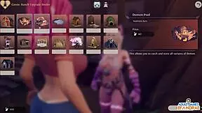 Inked Asian Gives Head To Huge Dick With Deepthroat Sucking.