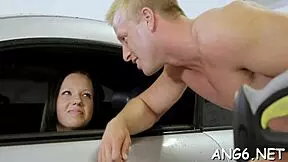 I'm the hungy dude hammerin' the beautys cunt from behind, feelin' so good!