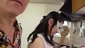 Busty petite hooker sucks and fucks client bareback