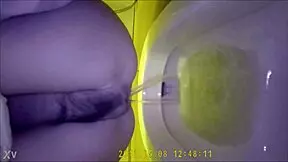 asian teen 18+ pee in toilet hidden