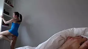 I love to have sex with foster dad and to suck his huge cock, it's amazing