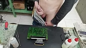 I Blast Massive Cumshot On Client's Machine Instead Of Fixing It