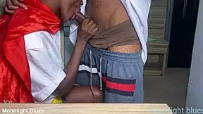 Ebony student seduces teacher before Christmas! 🎄