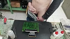 I Blast Massive Cumshot On Client's Machine Instead Of Fixing It