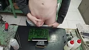 I Blast Massive Cumshot On Client's Machine Instead Of Fixing It