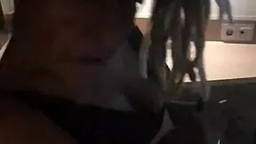 mature fit mistress rips clothes for striptease 😈