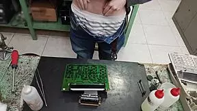 I Blast Massive Cumshot On Client's Machine Instead Of Fixing It