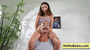 Petite Curly Teen 18+ Worships Huge Dick for Hard Fuck - Amber Summer, Charles Dera