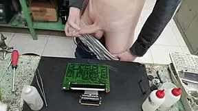 I Blast Massive Cumshot On Client's Machine Instead Of Fixing It