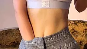 petite teen 18+ maiskii plays solo with toys in college