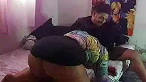 Young roommate gets fucked on bed first time