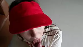 The delivery boy fucked the teen 18+ pizza girl in missionary and doggystyle for a good tip