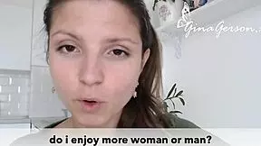 Gina Gerson answers fan questions in homevideo.