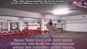 Hey, watch this German blonde teen take public anal POV from ass to mouth!