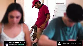 Raw Modern-Day Sins - Petite Tutor Emma Starletto Used by Delivery Guy