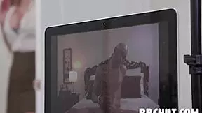 Petite Cougar Gigi Dior Takes Big Black Cock From Scotty P!