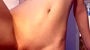 petite teen 18+ maiskii plays solo with toys in college