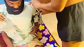 Drunk teen and BBW step sis fuck hotel worker in threesome.